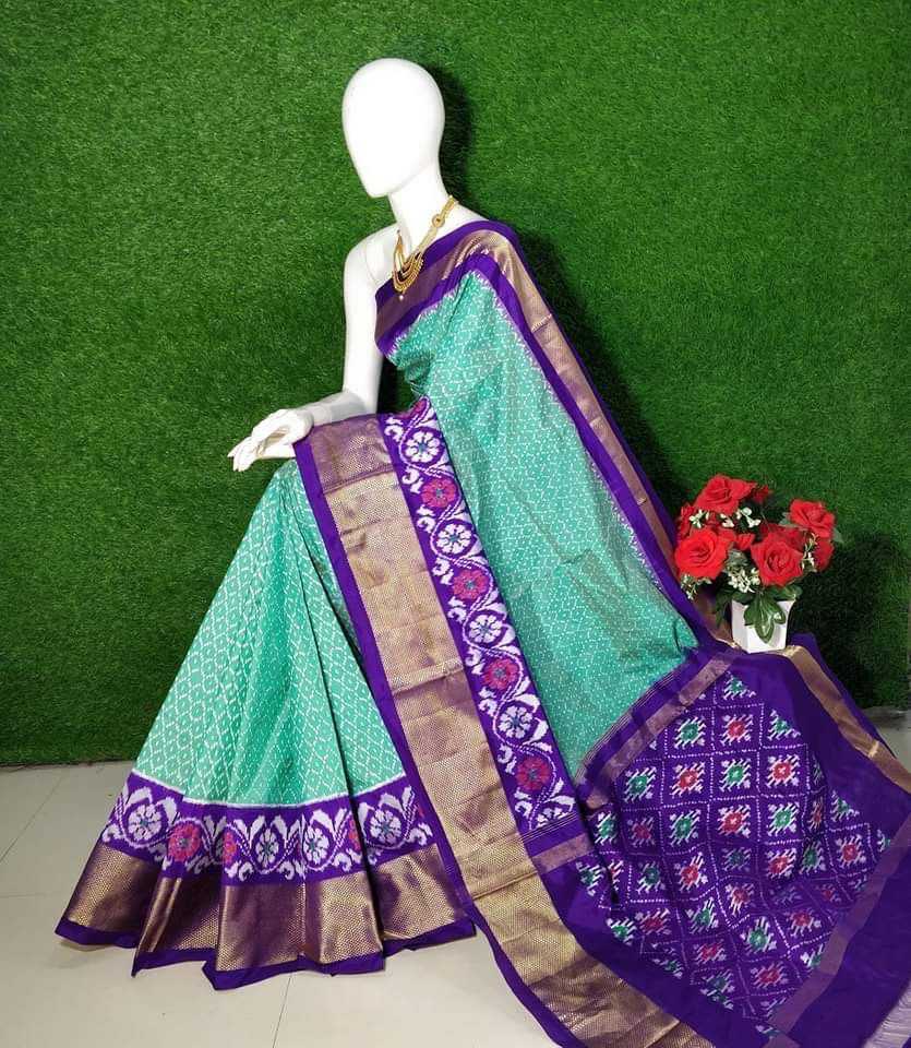 YNF PURE SILK RRW LATEST SILK SAREES WHOLESALE IKAT SILK SAREES MANUFACTURER